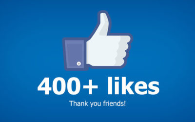 Facebook : Vous êtes 400 à nous suivre ! Merci beaucoup !